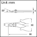 proskit micro side chisel 1pk-501a dimensions